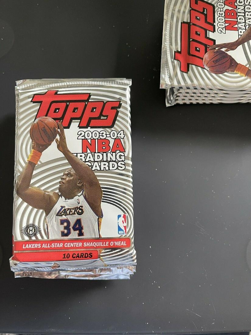 2003-04 Topps Hobby PACK Possible LeBron James Rookie (1 of 3)