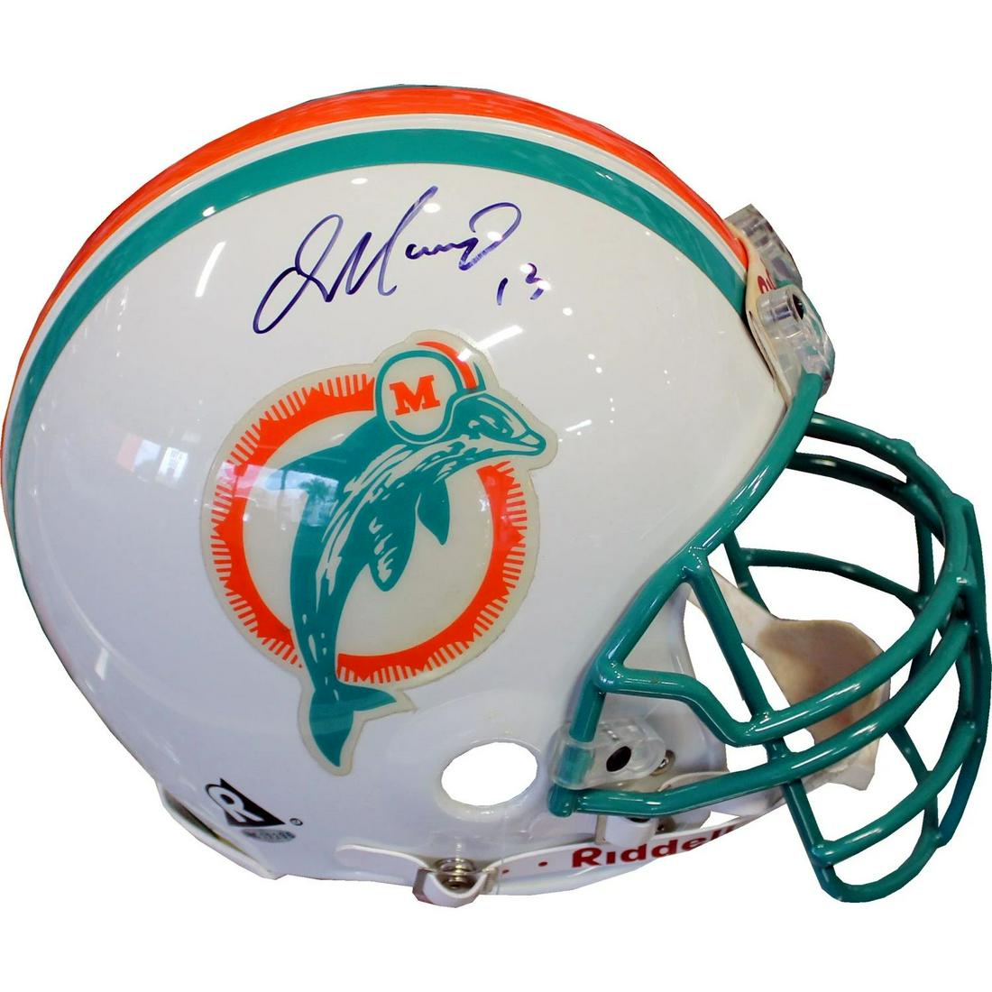 Dan Marino Autographed Miami Dolphins Authentic Helmet (1 of 1)