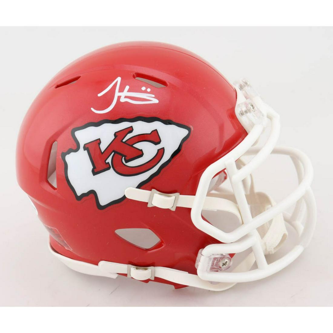 Tyreek Hill Signed Chiefs Speed Mini Helmet (Beckett (1 of 2)