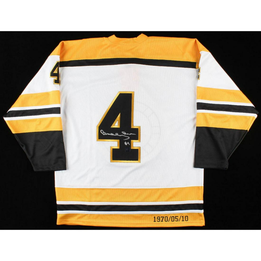 Bobby Orr Signed Custom Stitched Jersey (Orr COA) (1 of 2)