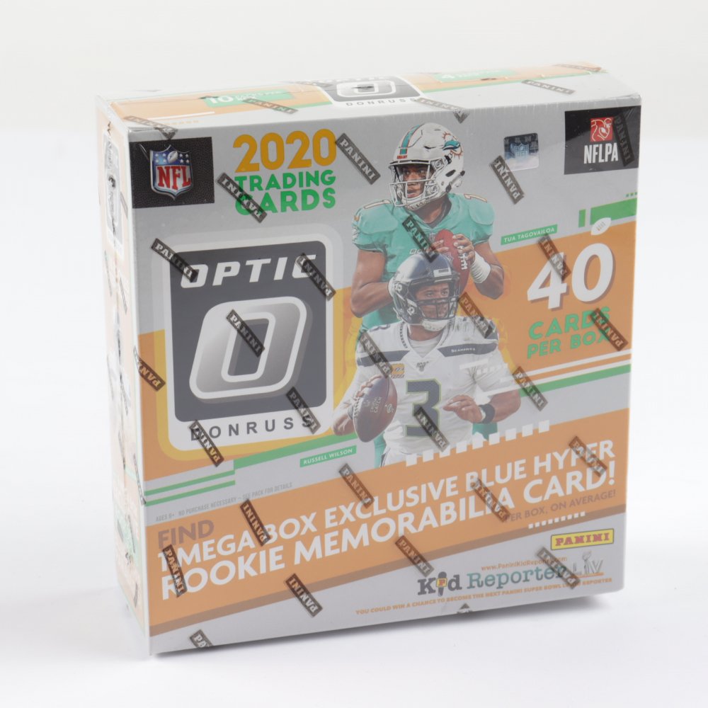 2020 Donruss Optic Football Mega Box with (10) Packs (1 of 1)