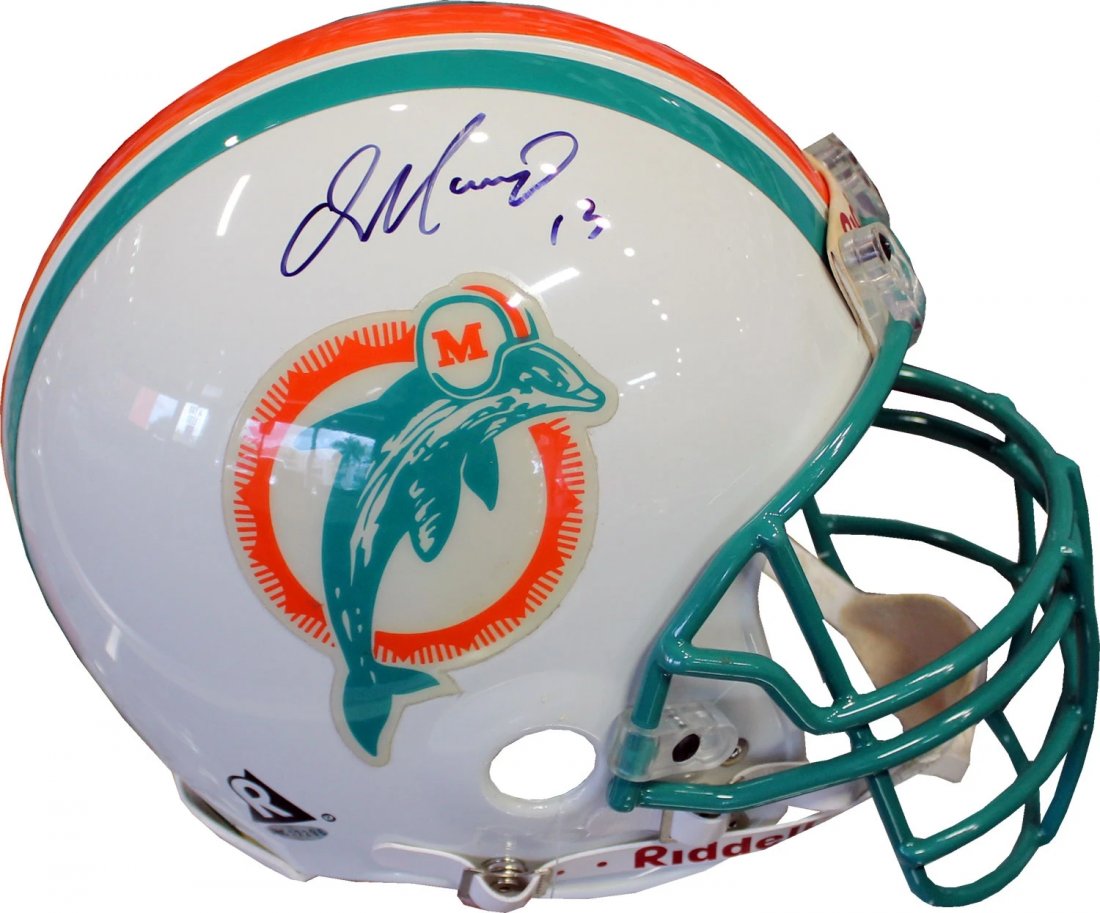 Dan Marino Autographed Miami Dolphins Authentic Helmet (1 of 1)