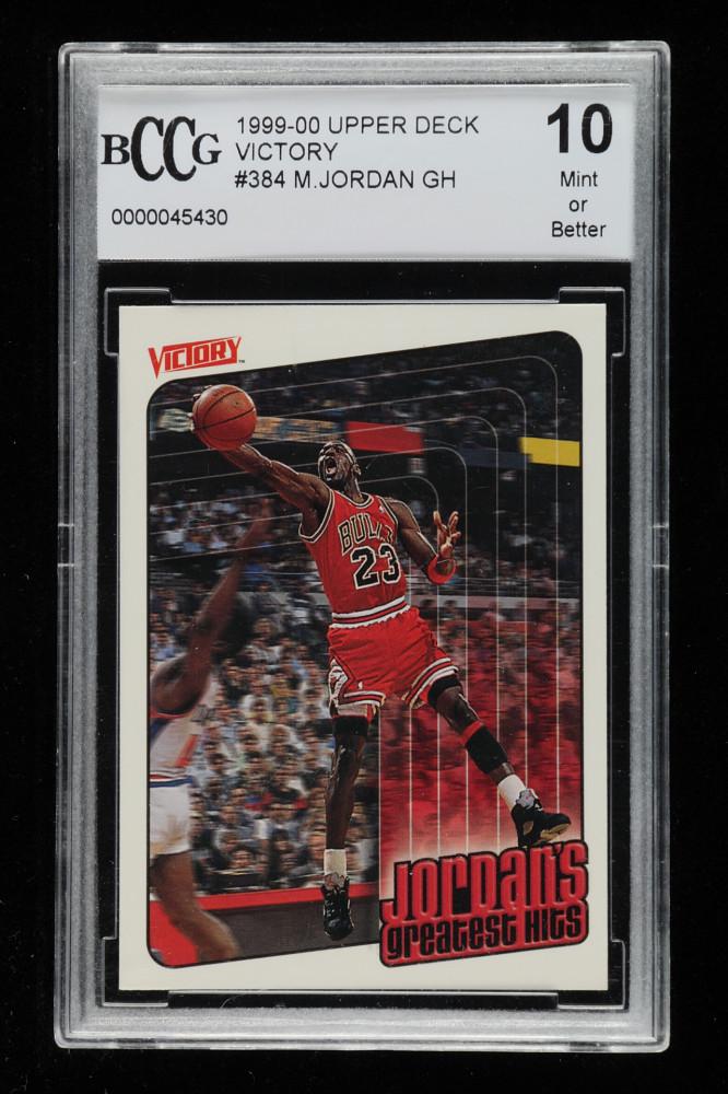 Michael Jordan 1999-00 Upper Deck Victory #384 GH (BCCG (1 of 1)
