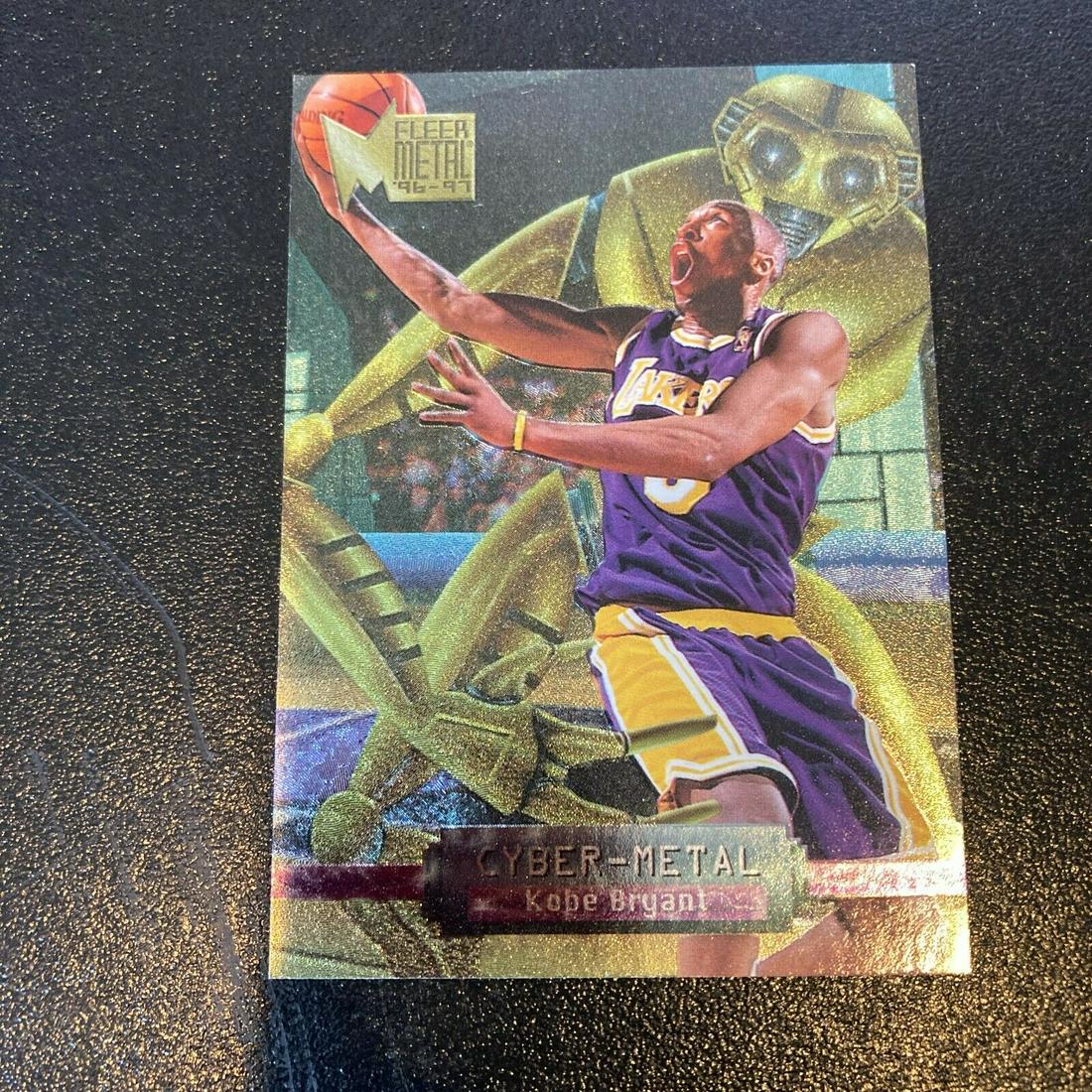 Kobe Bryant 1996-97 Fleer Metal Cyber-Metal #5 Rookie (1 of 2)