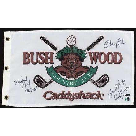 CADDY SHACK CAST SIGNED FLAG (1 of 1)