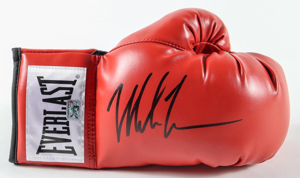 Mike Tyson Signed Everlast Boxing Glove (Fiterman: Mike Tyson Signed Everlast Boxing Glove (Fiterman Sports Hologram)