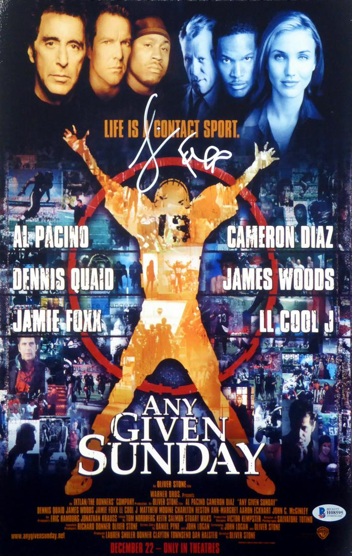Jamie Foxx Autographed 11x17 Any Given Sunday Movie (1 of 1)