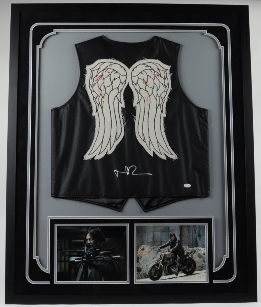 Norman Reedus Signed "The Walking Dead" 34x42 Custom (1 of 1)