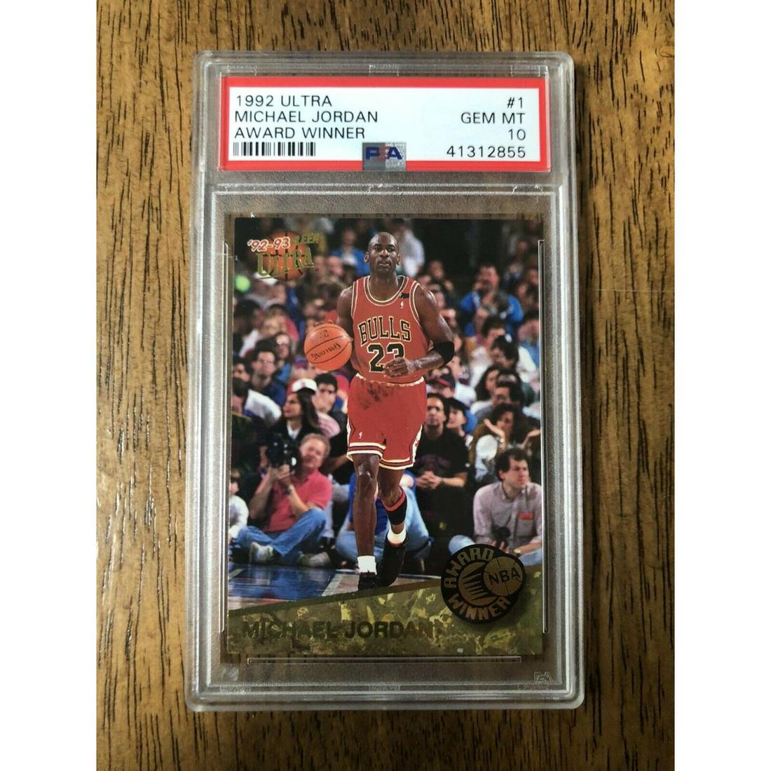 Michael Jordan Fleer Ultra Award Winner PSA 10 GEM MINT (1 of 1)
