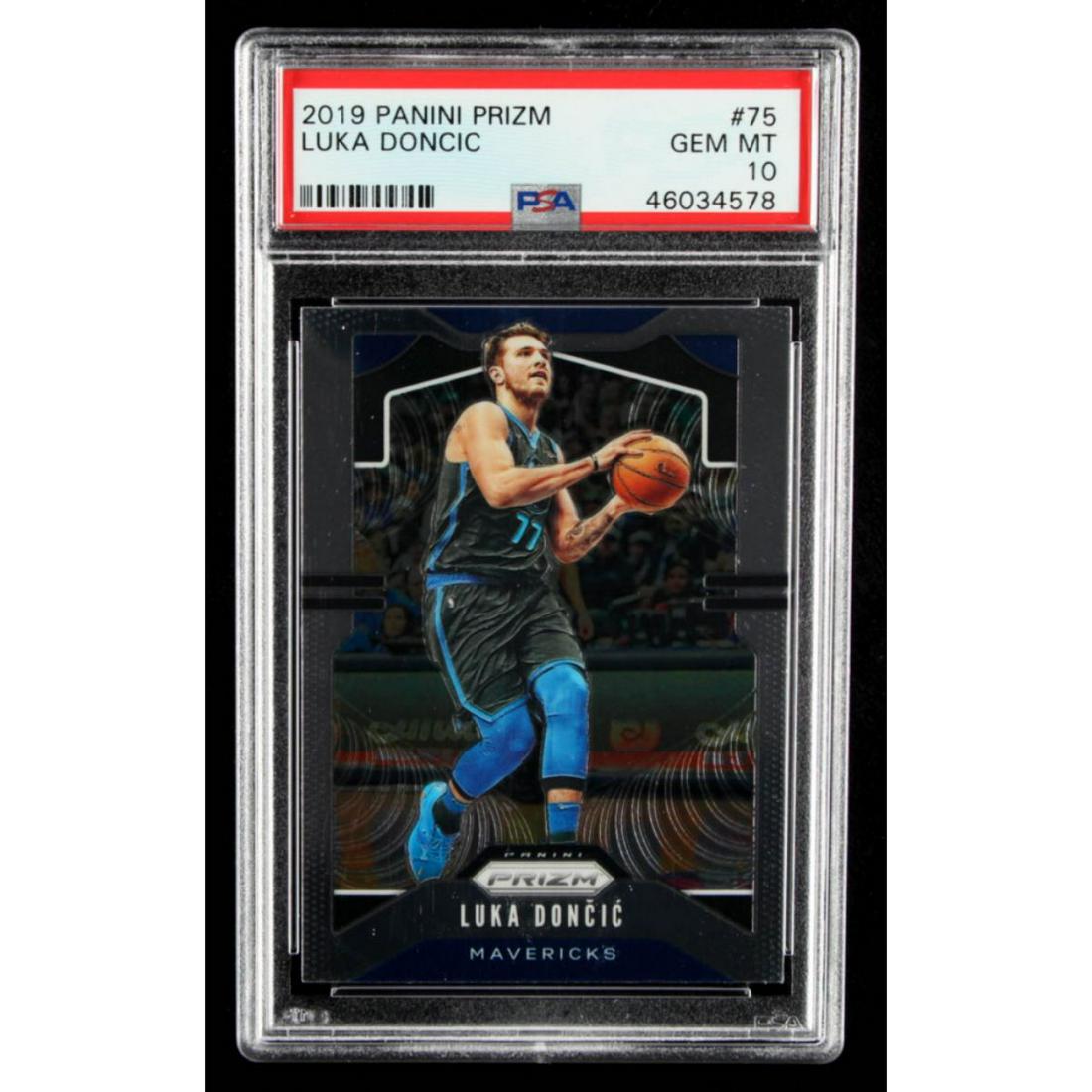 Luka Doncic 2019-20 Panini Prizm #75 (PSA 10) (1 of 2)