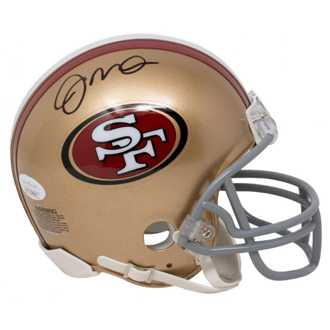 Joe Montana Signed 49ers Mini Helmet (JSA COA) (1 of 1)