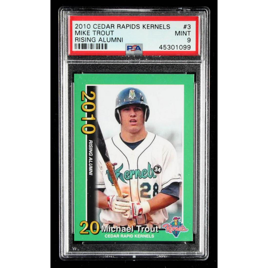 Mike Trout 2010 Cedar Rapids Kernels Rising Alumni Team (1 of 1)