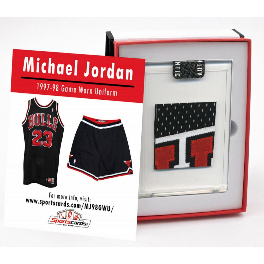 MICHAEL JORDAN 1997-98 CHICAGO BULLS GAME WORN JERSEY (1 of 1)