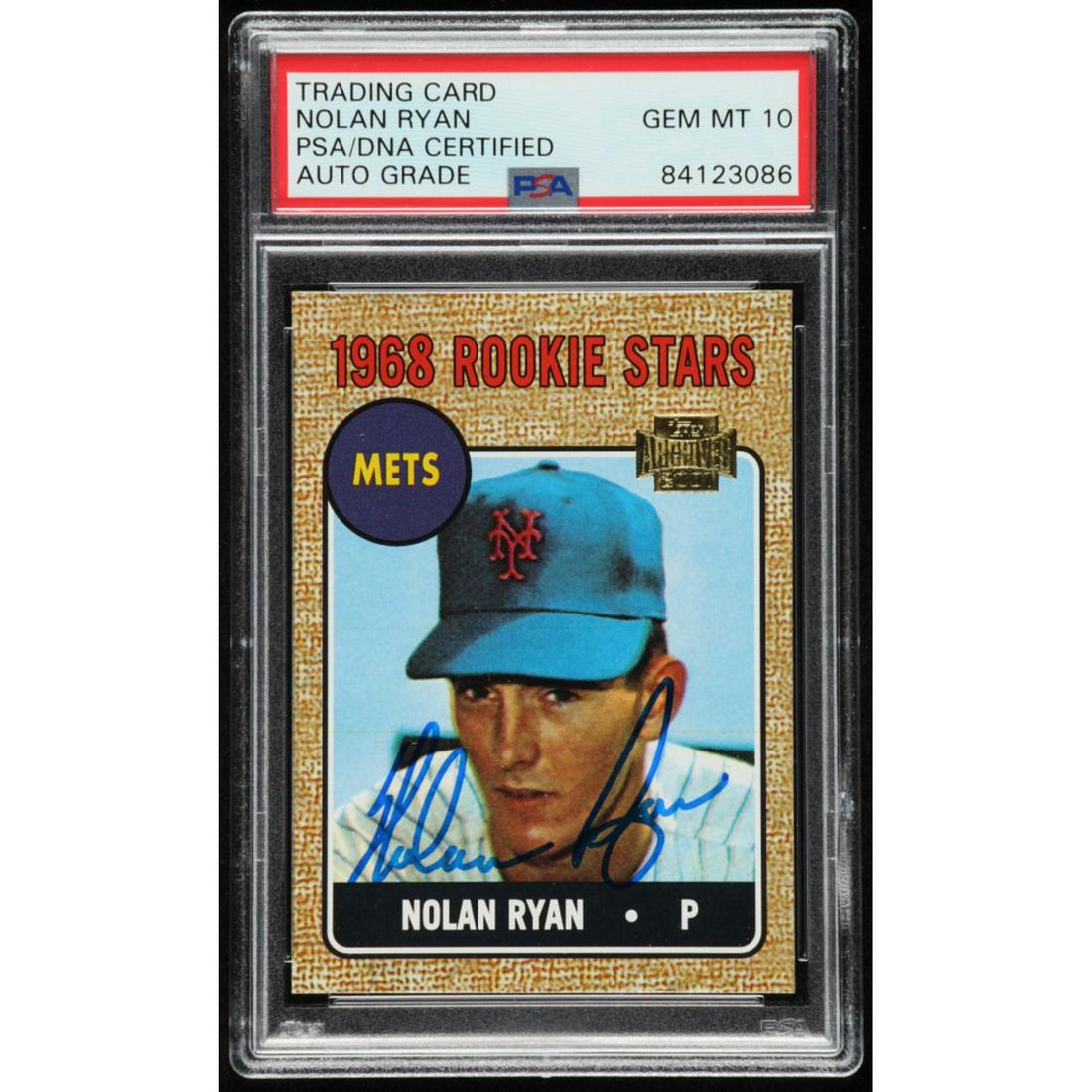 Nolan Ryan Signed 2007 Archives Nolan Ryan RC 1968 (1 of 1)