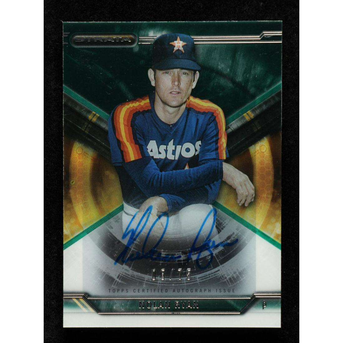 Nolan Ryan signed and graded card (1 of 1)