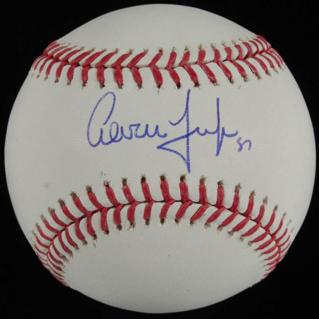 Aaron Judge Signed OML Baseball (PSA COA) (1 of 1)