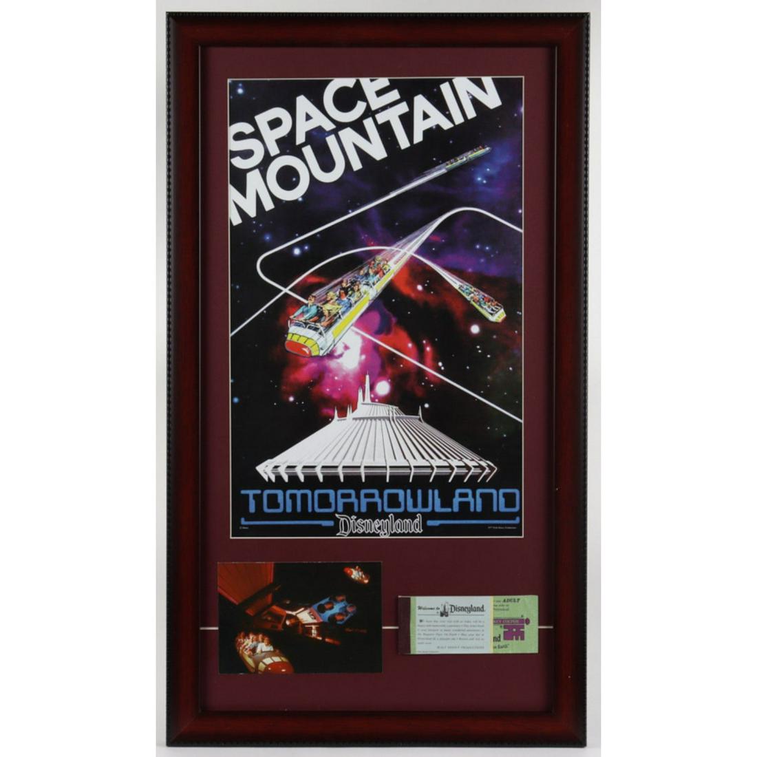 Disneyland "Space Mountain" 15x26 Custom Framed Print (1 of 1)