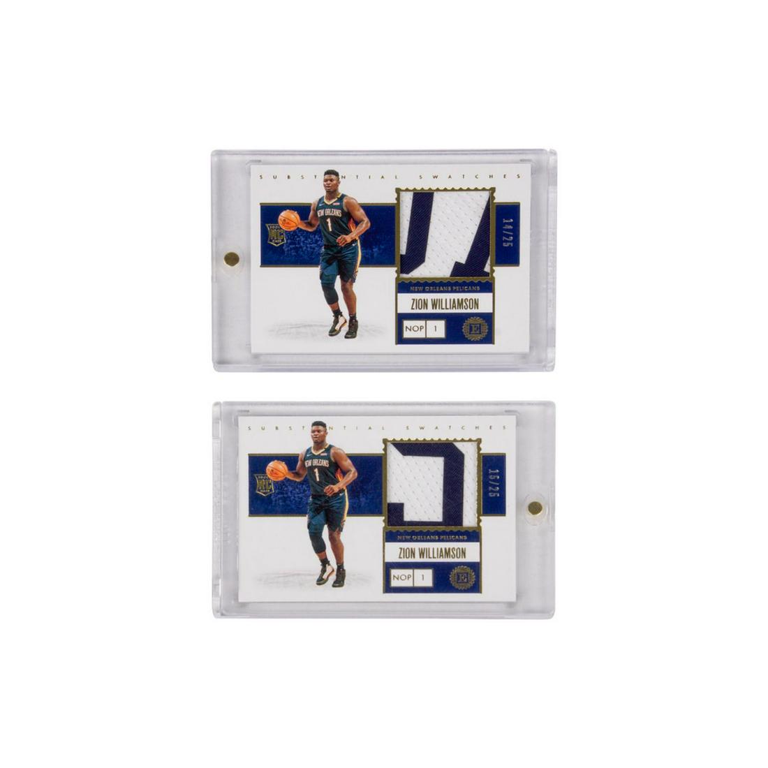 Zion Williamson 2019-20 Panini Encased Swatch (1 of 2)