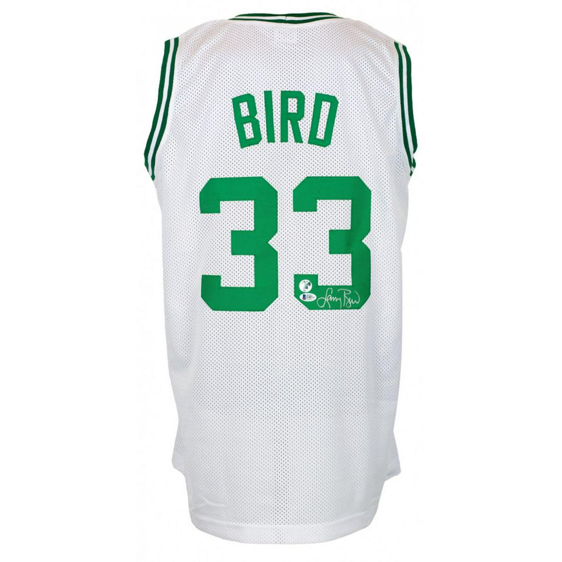 Larry Bird Signed Jersey (Beckett COA & Bird Hologram) (1 of 1)
