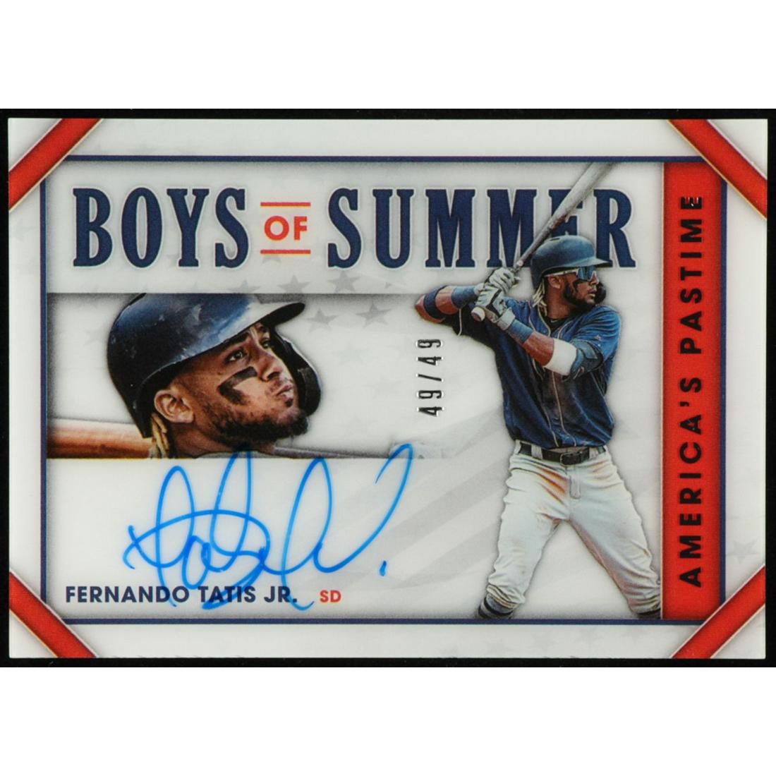 Fernando Tatis Jr. 2020 Panini America's Pastime Boys (1 of 1)