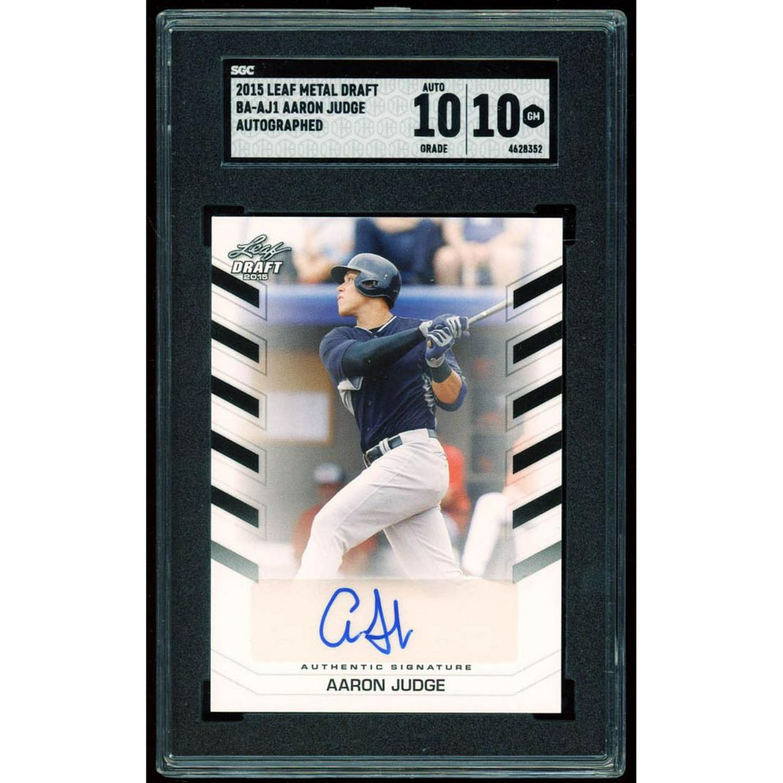 Aaron Judge 2015 Leaf Metal Draft #BAAJ1 (SGC 10) (1 of 1)