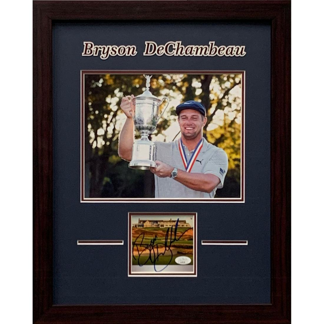 Bryson DeChambeau Signed 16x20 Custom Framed Cut (1 of 1)