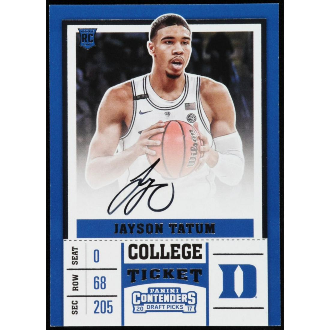 Jayson Tatum 2017-18 Panini Contenders Draft Picks #54 (1 of 1)