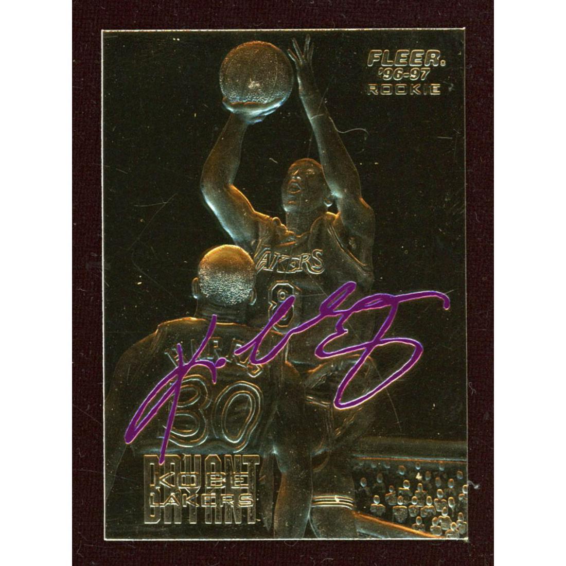 Kobe Bryant 1997 Fleer 23 KT Gold Card (1 of 1)