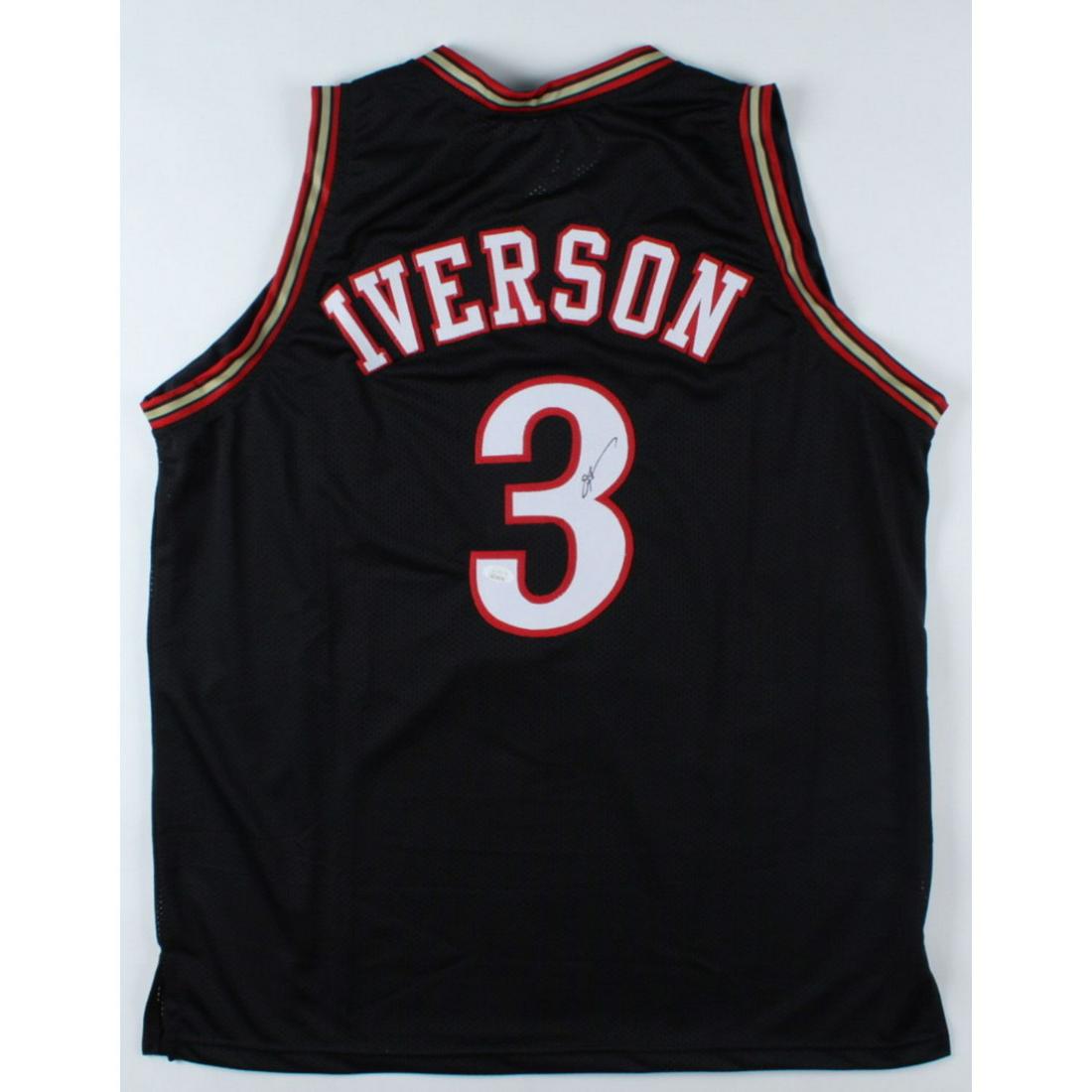 Allen Iverson Signed Jersey (JSA COA) (1 of 2)
