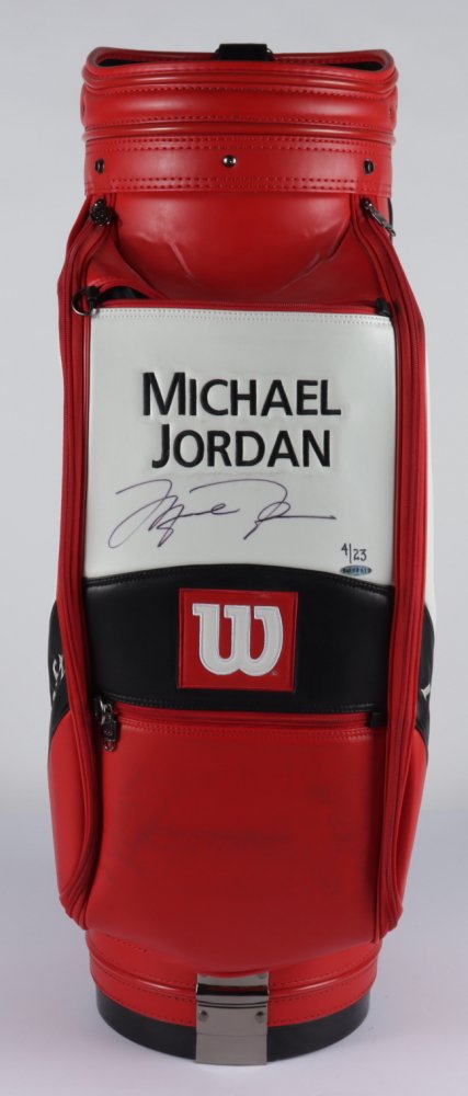 Michael Jordan Signed LE Wilson Golf Bag (JSA LOA (1 of 2)
