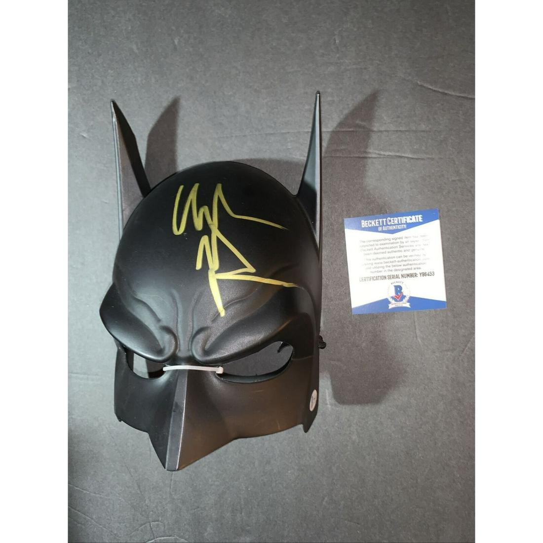 Christian Bale Signed Batman Dark Knight Mask Beckett (1 of 1)