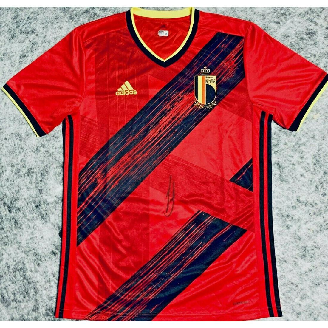 Kevin De Bruyne Autographed Belgium Jersey Beckett BAS: Kevin De Bruyne Autographed Belgium Jersey Beckett BAS Witnessed