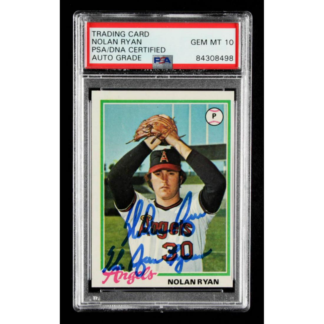 Nolan Ryan Signed 1978 Topps #400 Inscribed "Nolan Ryan (1 of 1)