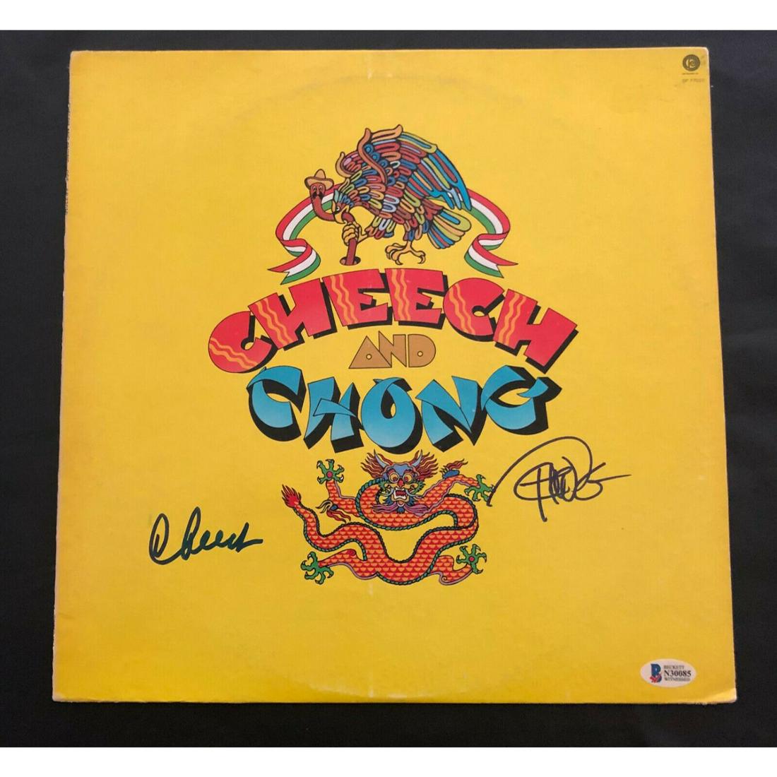 CHEECH AND CHONG SIGNED ALBUM VINYL LP BAS (1 of 1)