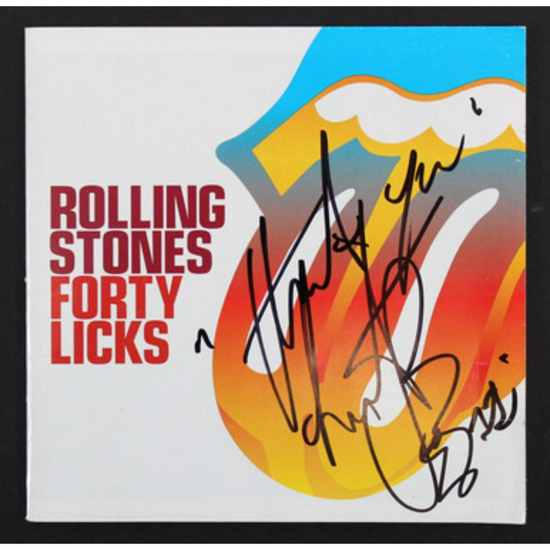 Charlie Watts Rolling Stones Authentic Signed Forty (1 of 1)