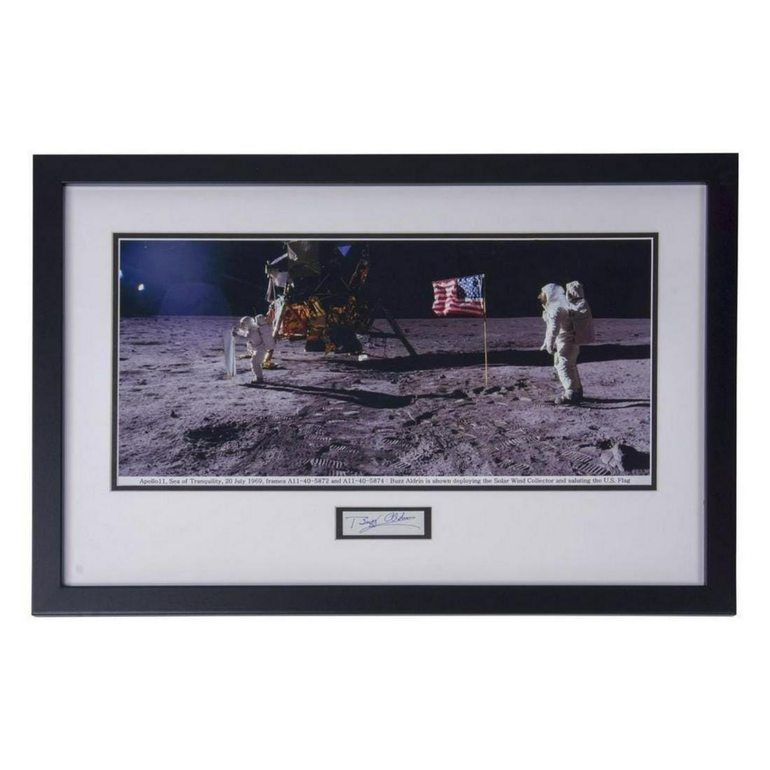 Buzz Aldrin Signed Apollo 11, Sea Of Tranquility Framed (1 of 1)