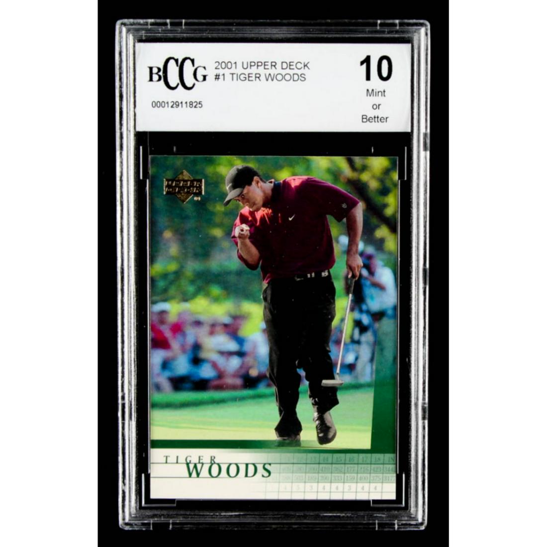 Tiger Woods 2001 Upper Deck #1 RC (BCCG 10) (1 of 1)