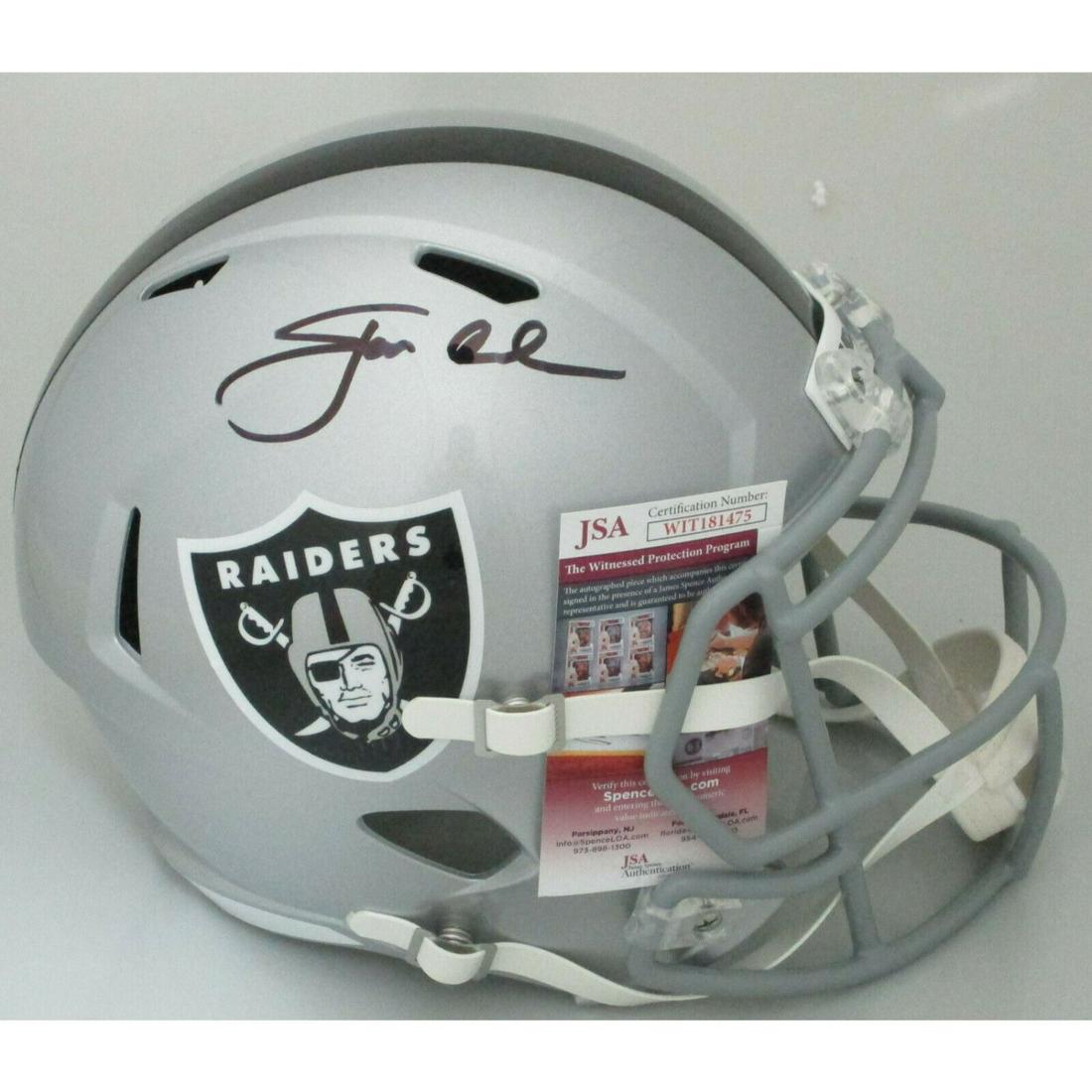Las Vegas Raiders JON GRUDEN Signed Full Size Riddell (1 of 1)