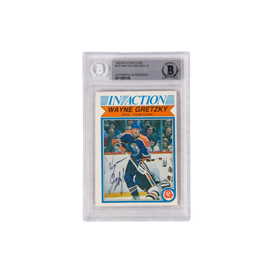 Wayne Gretzky Signed 1982-83 O-Pee-Chee OPC Card (1 of 1)