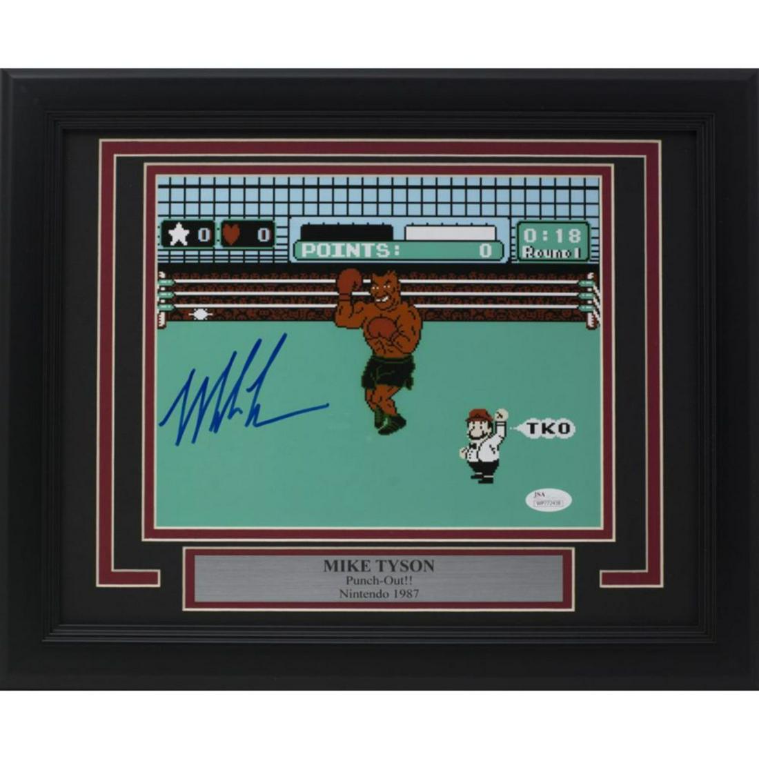 Mike Tyson Signed "Punch-Out!!" 11x14 Custom Framed (1 of 1)