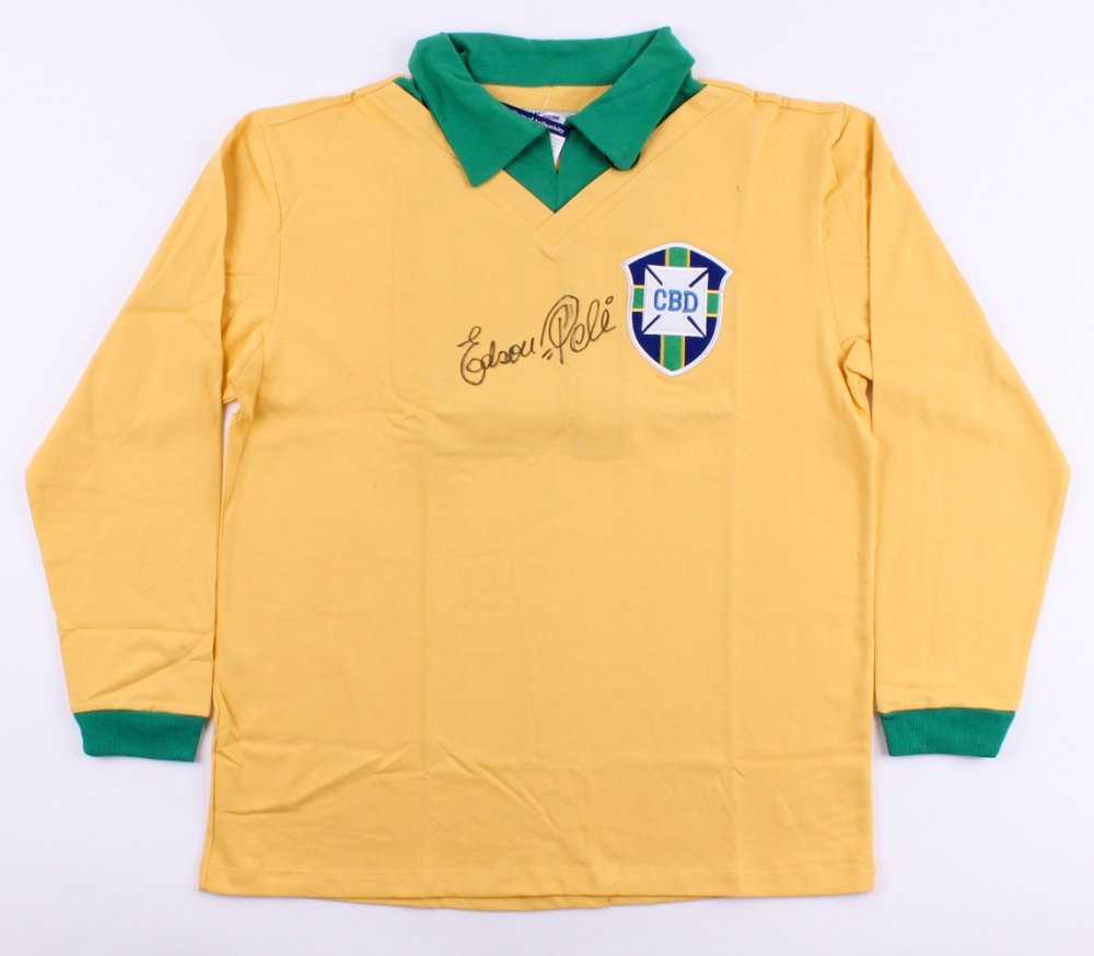 Pele signed and Inscribed 1962 World Cup Jersey PSA COA (1 of 1)