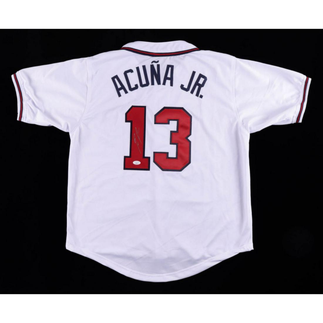 Ronald Acuna Jr. Signed Jersey (JSA Hologram) (1 of 1)