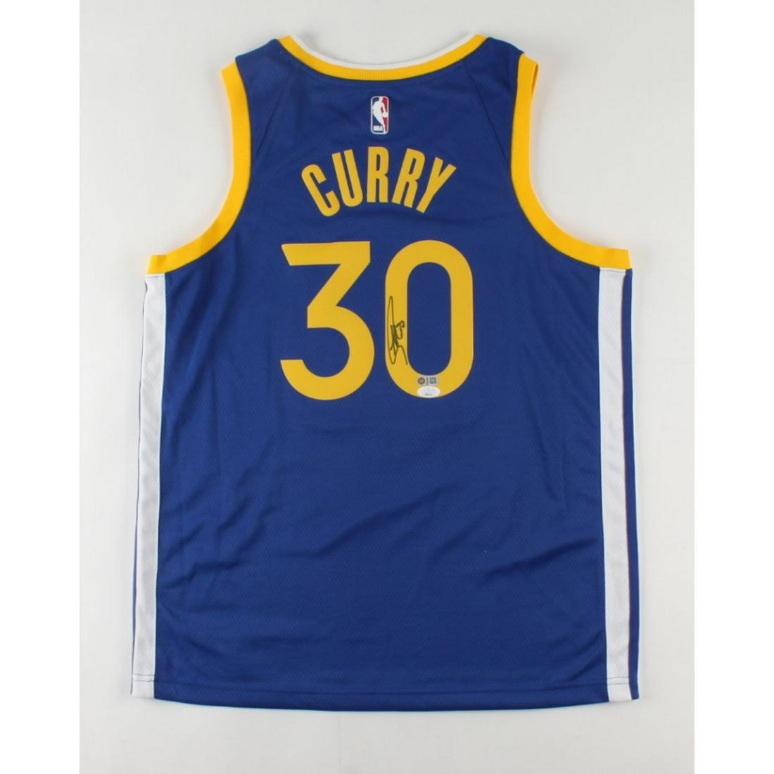 Stephen Curry Signed Warriors Jersey (JSA COA) (1 of 1)