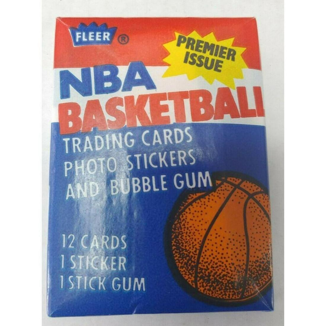 1986 FLEER BASKETBALL UNOPENED WAX PACK (1 of 2)