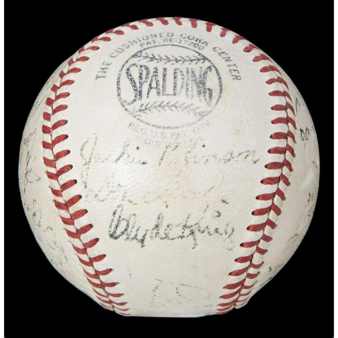 1948 BROOKLYN DODGERS TEAM SIGNED BASEBALL (1 of 2)