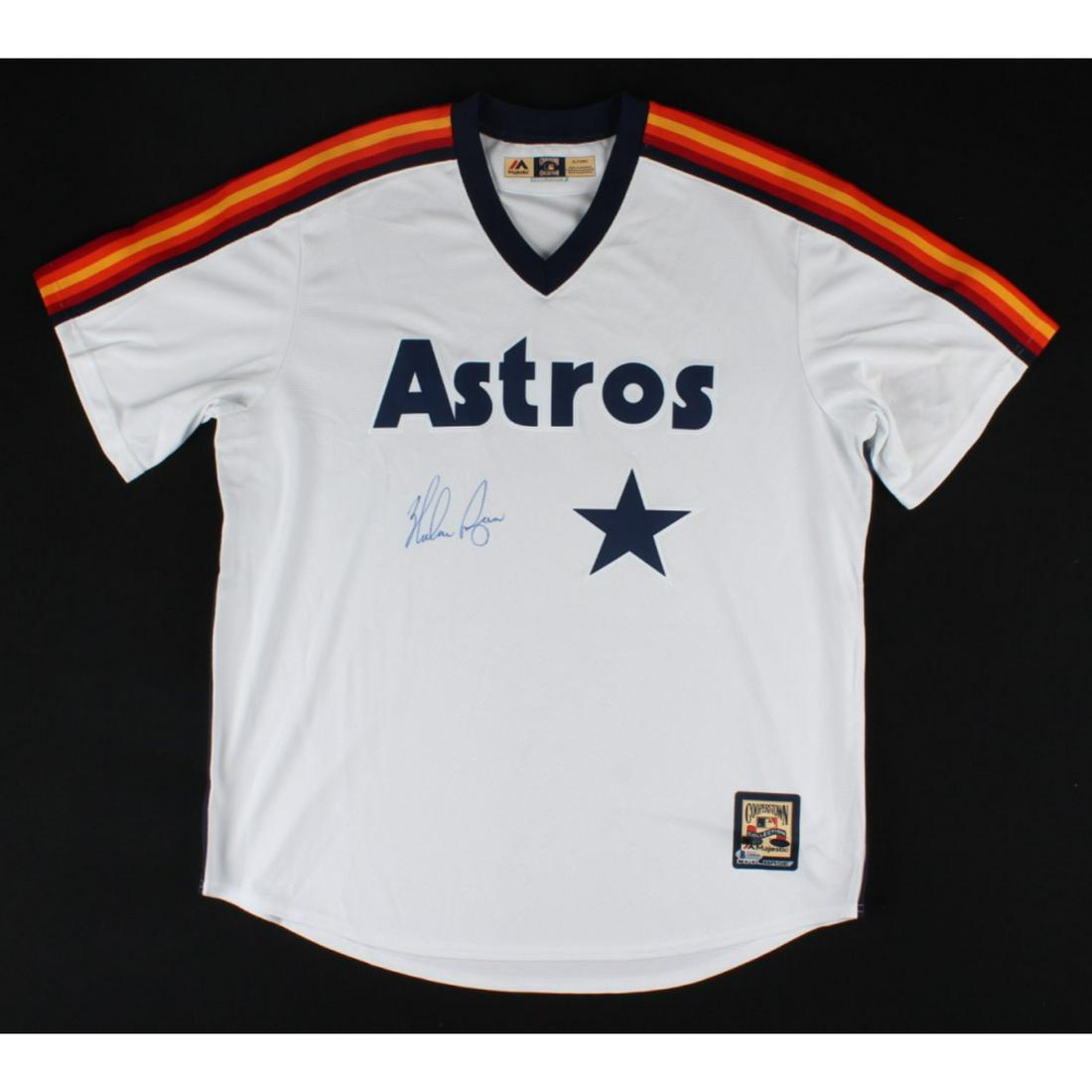 Nolan Ryan Signed Astros Jersey (Beckett COA, Ryan (1 of 1)