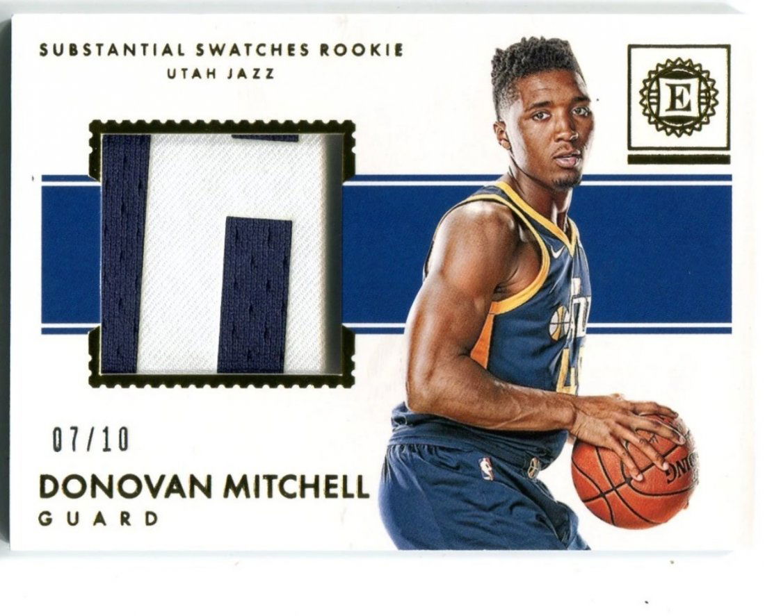 Donovan Mitchell 2017-18 Panini Encased Swatches #SRDML (1 of 1)
