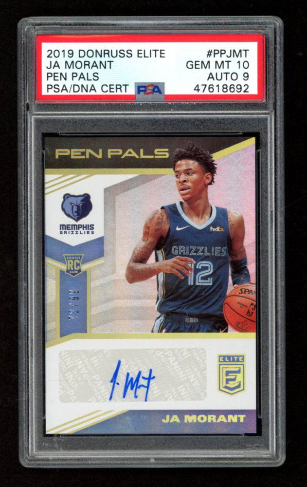 Ja Morant 2019-20 Elite Pen Pals #17 (PSA 10) (1 of 1)