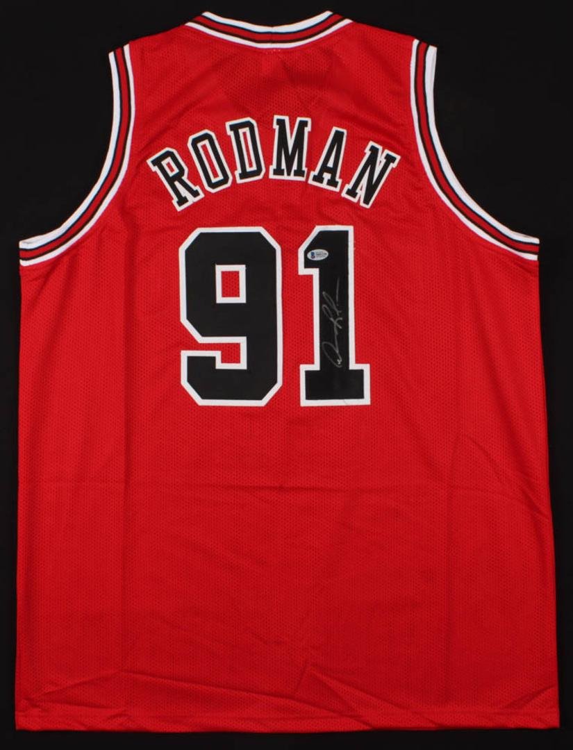 Dennis Rodman Signed Jersey (Beckett COA) (1 of 1)