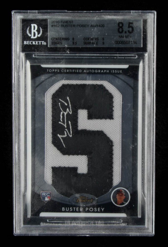 Buster Posey 2010 Finest #162 #71/284 (BGS 8.5) (1 of 2)